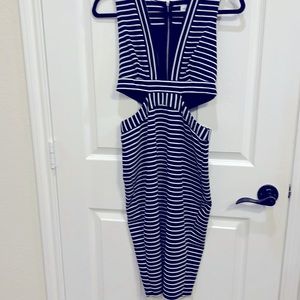 BEC & BRIDGE cutout mid dress. The nice line has a deep V, but still classy.